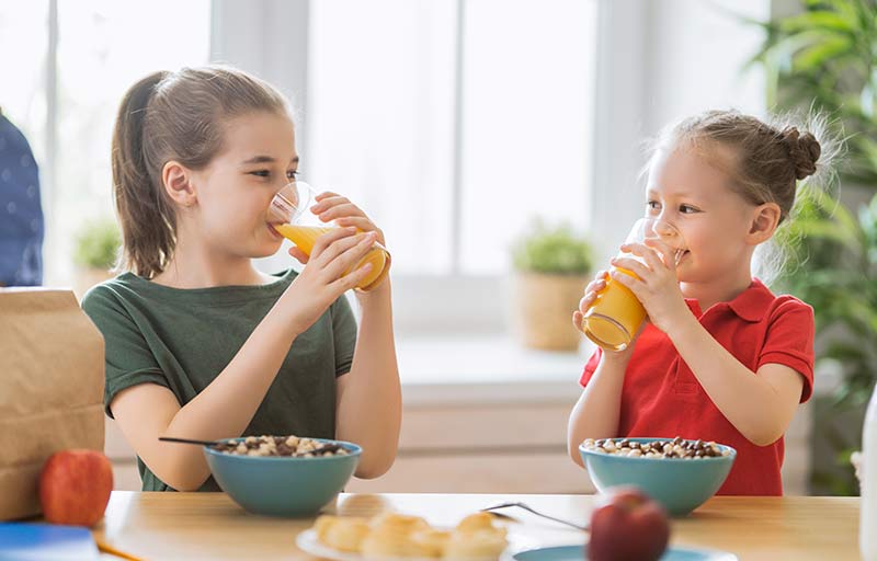 Desayuno para niños